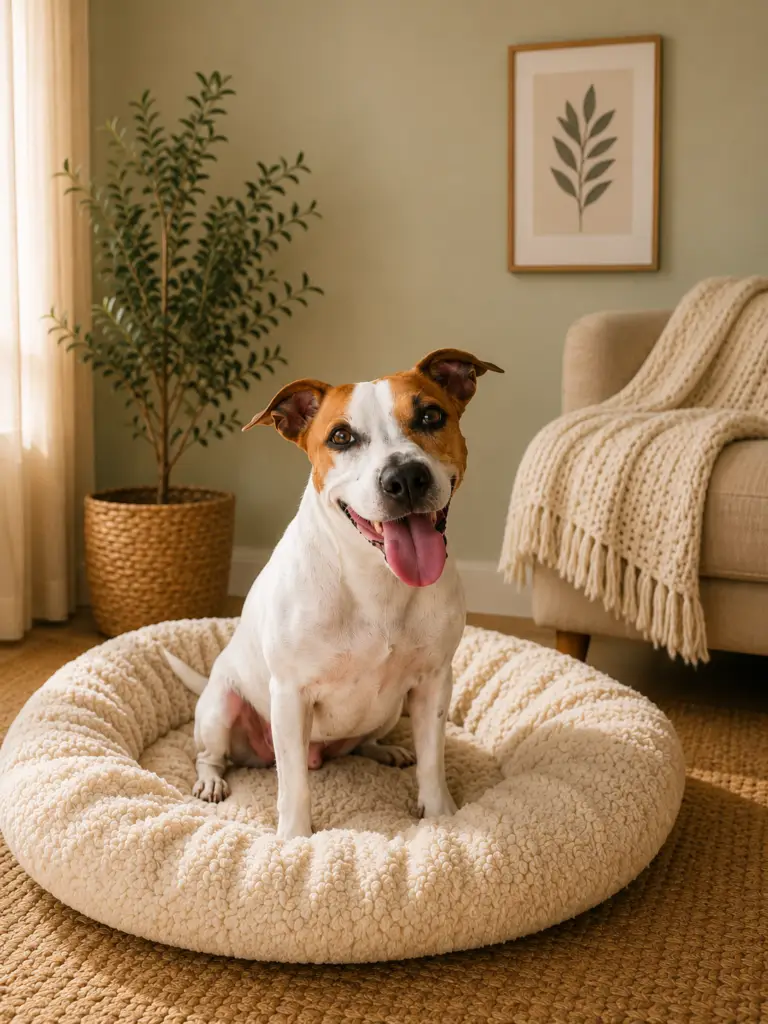 Happy dog image